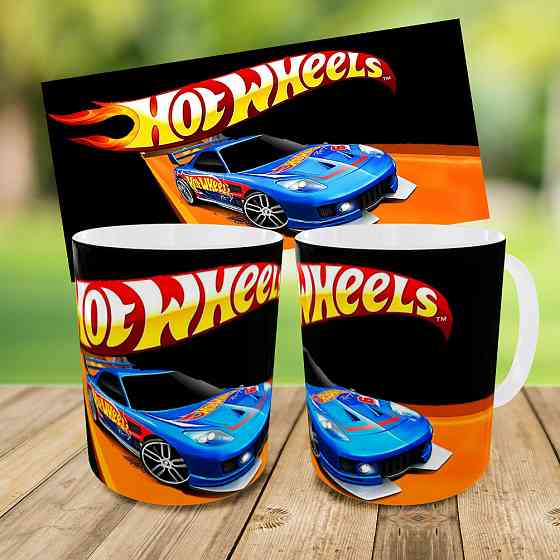 Дитячий набір Hot Wheels сумка-бананка + керамічна кружка з принтом (5713) Київ