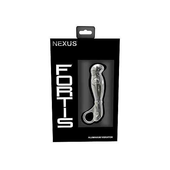 Металевий вібромасажер для простати і точки G Nexus Fortis Sex Aura Київ