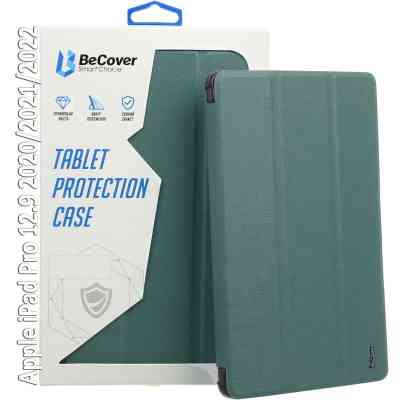 Чохол до планшета BeCover Tri Fold Soft TPU Silicone Apple iPad Pro 12.9 2020/2021/2022 Dark Green (709713) Вінниця