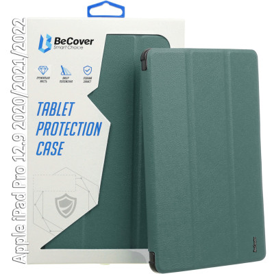 Чохол до планшета BeCover Tri Fold Soft TPU Silicone Apple iPad Pro 12.9 2020/2021/2022 Dark Green (709713) Вінниця - фото 1