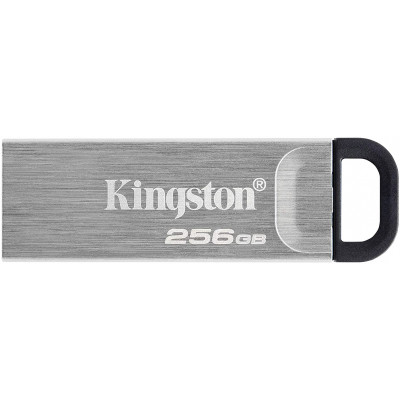 USB флеш накопитель Kingston 256GB DT Kyson Silver/Black USB 3.2 (DTKN/256GB) Винница - изображение 1