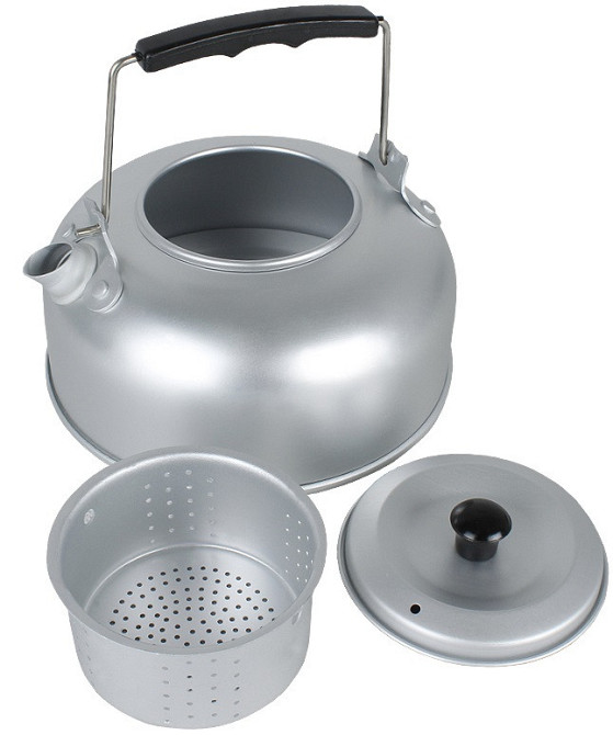 Туристичний Чайник 0.8 літрів з ситечком Mil-Tec від Sturm (14695000) Алюміній Нововолинськ - фото 1