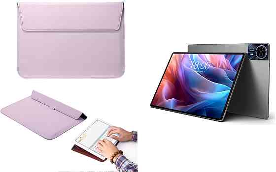Чехол-конверт VitoCase для Teclast T65 Max, с функцией подставки для планшета Фиолетовый Киев