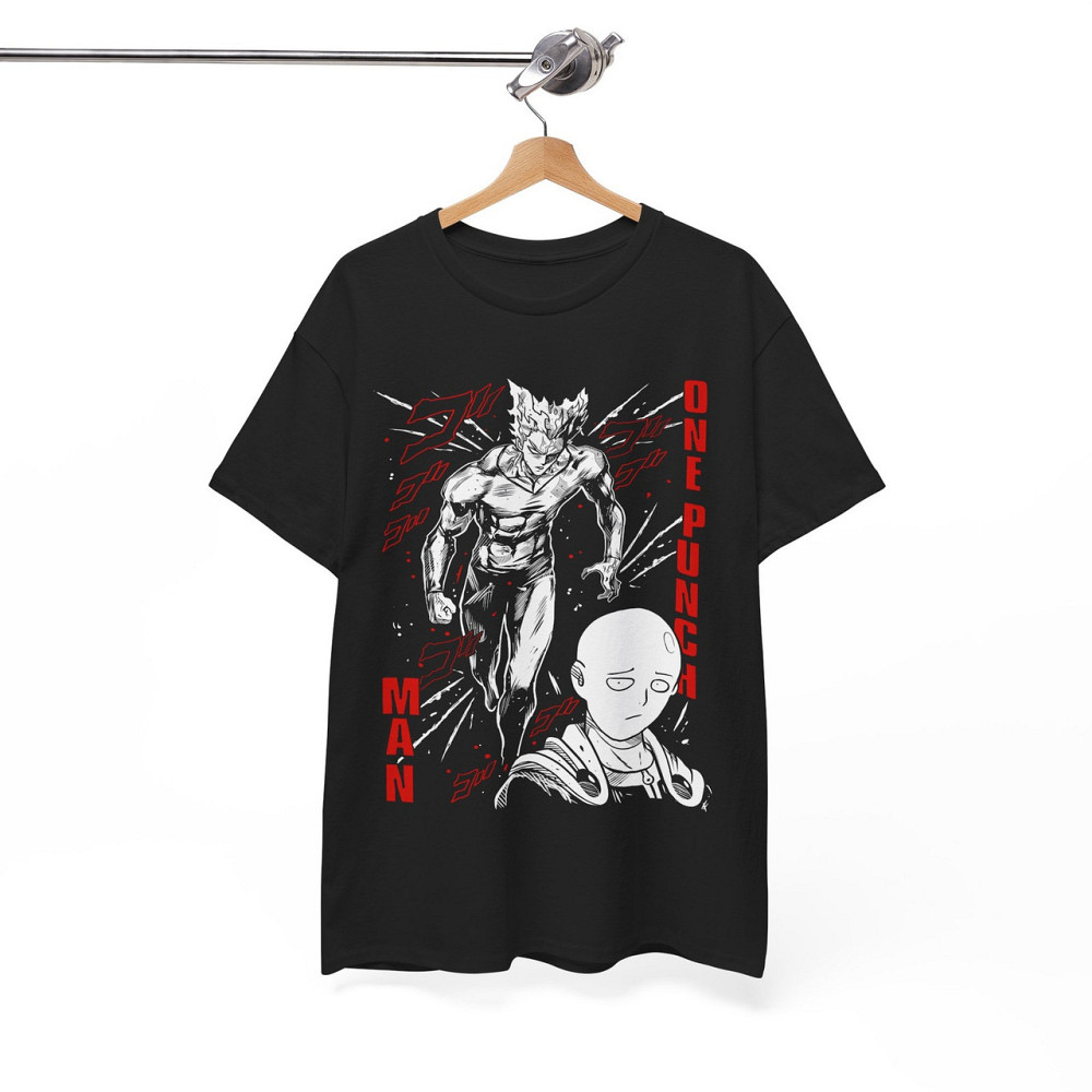 Футболка чоловіча з аніме принтом Саітама Оне Пункх Ман оверсайз (S/M/L) Чорний AnimeJ0468 Дніпро - фото 6