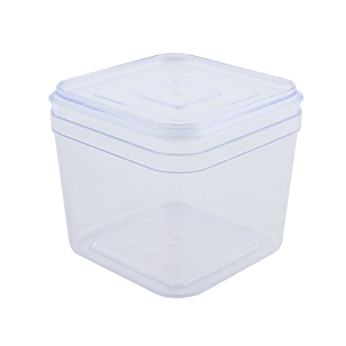 Ємність для сипучих продуктів 0,6л прозорий/прозорий Алеана Житомир - фото 1