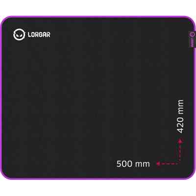 Коврик для мышки Lorgar Main 315 Black/Purple (LRG-GMP315) Винница