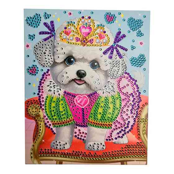 Набір для творчості Діамантова мозаїка "Королівська собачка" НТ-26-11 Вінниця