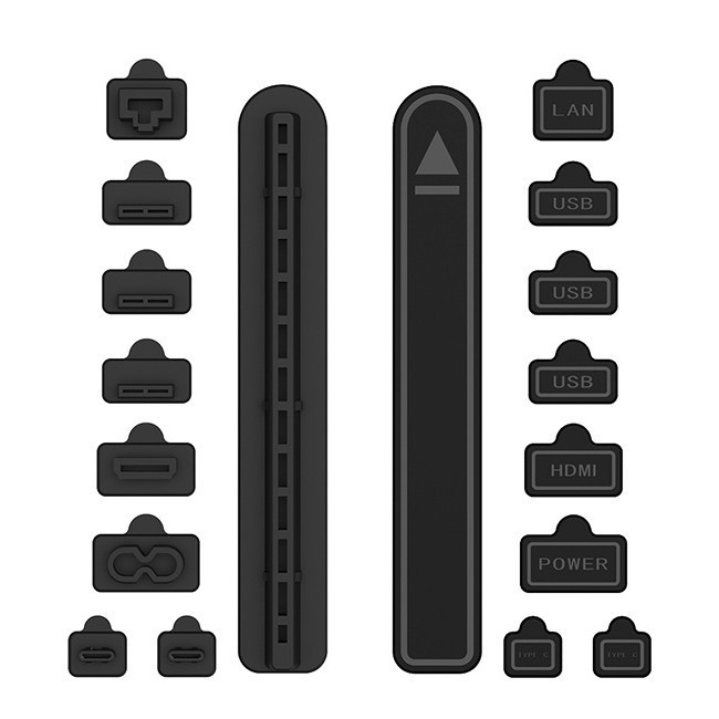 Заглушки пилозахист портів PS5 Pro/Slim/Fat Dobe TP5-35155B Київ - фото 4