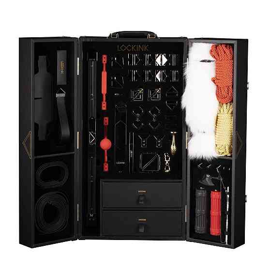 БДСМ-набор LOCKINK All-in-1 BDSM Play Kit - Black Color Sex Aura Киев