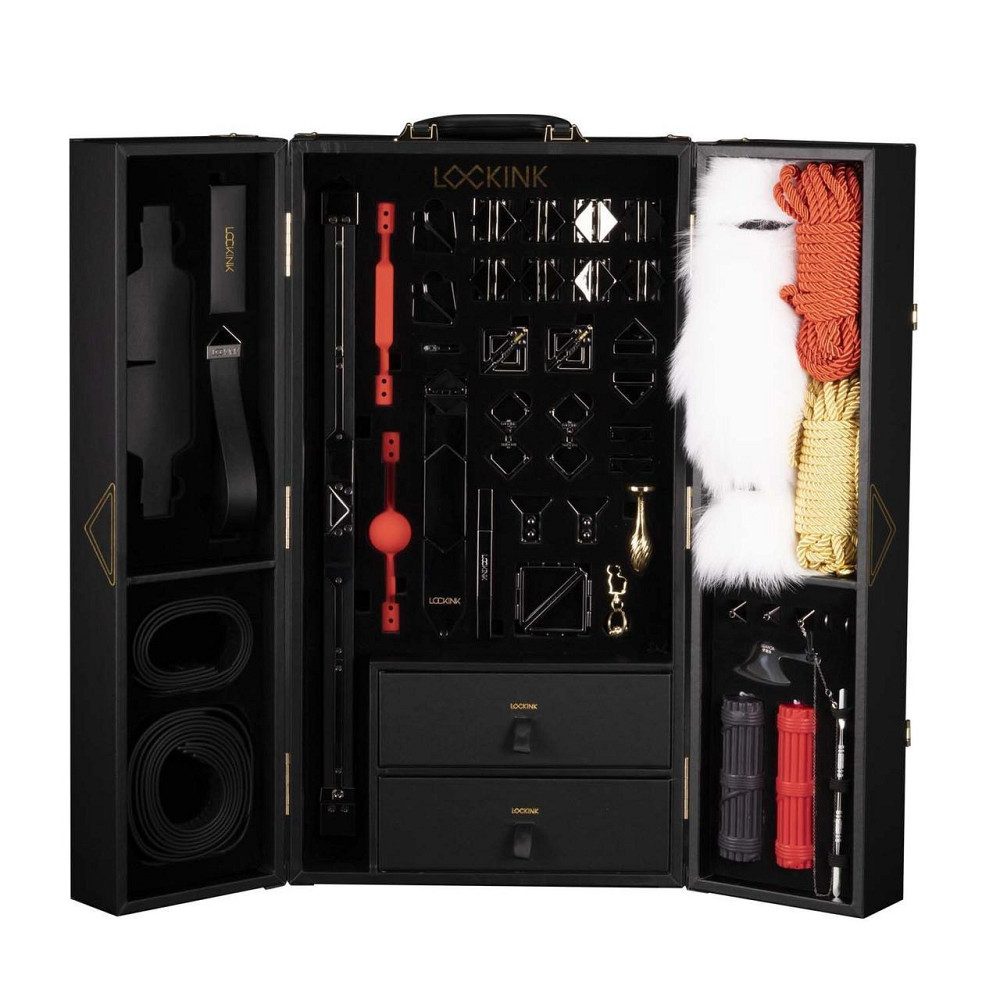БДСМ-набор LOCKINK All-in-1 BDSM Play Kit - Black Color Sex Aura Київ - фото 1