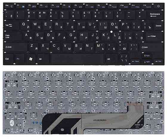 Клавиатура для ноутбука Prestigio SmartBook (141C) Black, (No Frame), RU Вінниця