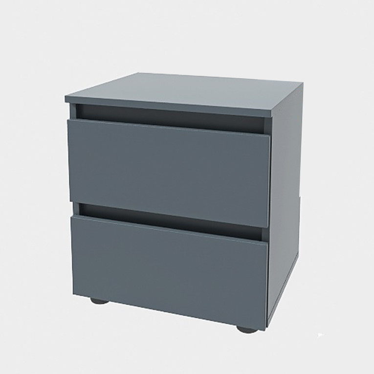 Тумба прикроватная Эверест ТЛ-1 Лайт 45х38х49 см Графит (DTM-4911) Львов - изображение 2