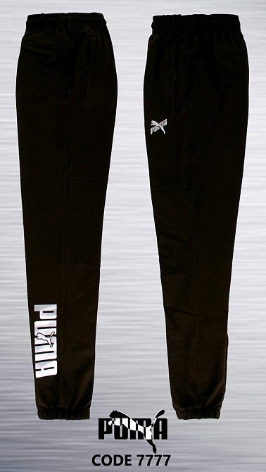 Мужские спортивные штаны Puma ,евроманжет ,ткань лакоста. Киев - изображение 4