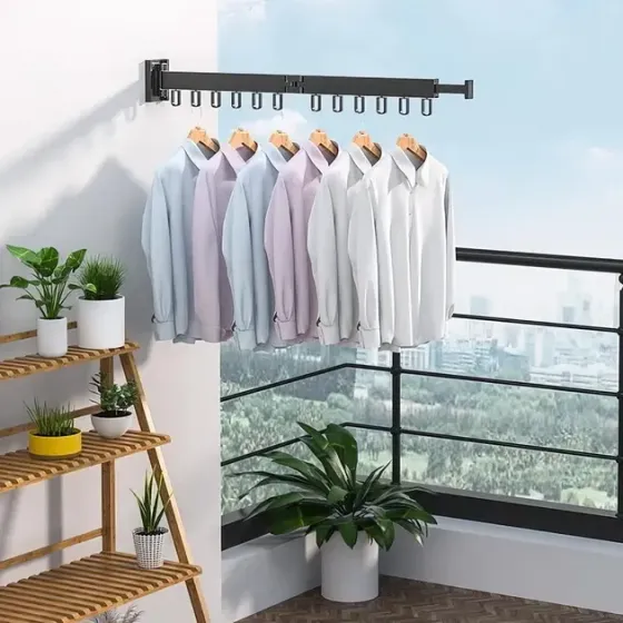 Настенная складная сушилка для белья с петлями 56см (21) Коломия