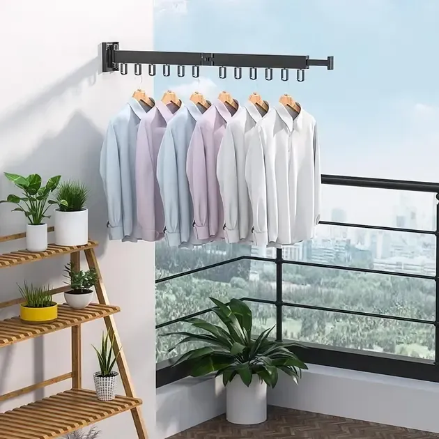 Настенная складная сушилка для белья с петлями 56см (21) Коломия - фото 1