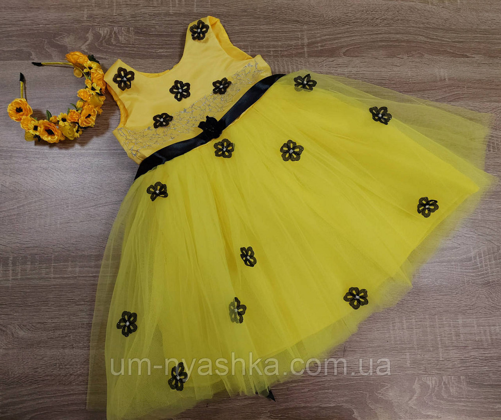 Пишне ошатне плаття з квітами Кривий Ріг - фото 1