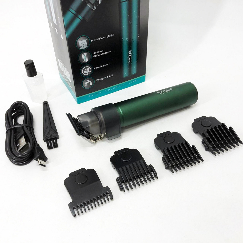 Аккумуляторный универсальный триммер для стрижки VGR, Беспроводной триммер для стрижки волос TF-60 Львов - изображение 13