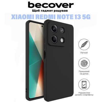Чехол для мобильного телефона BeCover Xiaomi Redmi Note 13 5G Black (710911) Винница - изображение 6