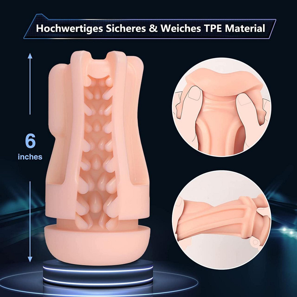 Электрический мастурбатор 3D Realistic Textured Pocket Pussy - Lion Уценка Днепр - изображение 4