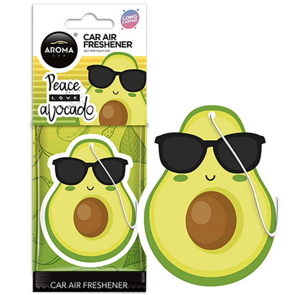 Ароматизатор Aroma Car Cellulose FRUITS - Avocado сухий Киев - изображение 1