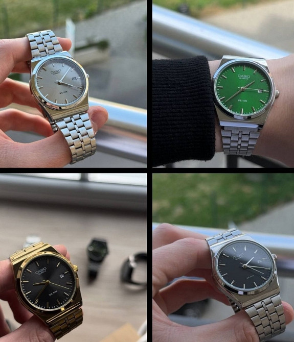 Годинник Casio MTP-VC01 Silver/Black | Мужские часы Харьков - изображение 5