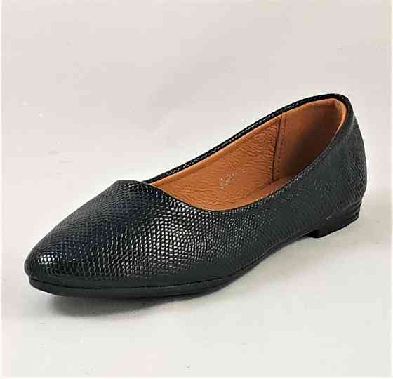 Женские Балетки Черные Мокасины Туфли (размеры: 36,38,39) - 00-1 Днепр