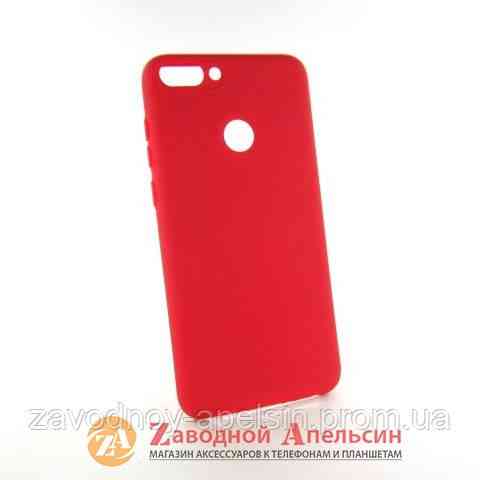 Huawei P Smart (FIG-LX1) силиконовый чехол Colorful красный Одесса