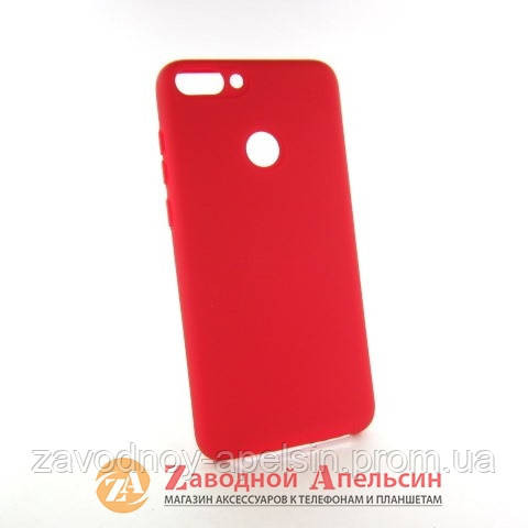 Huawei P Smart (FIG-LX1) силиконовый чехол Colorful красный Одесса - изображение 1