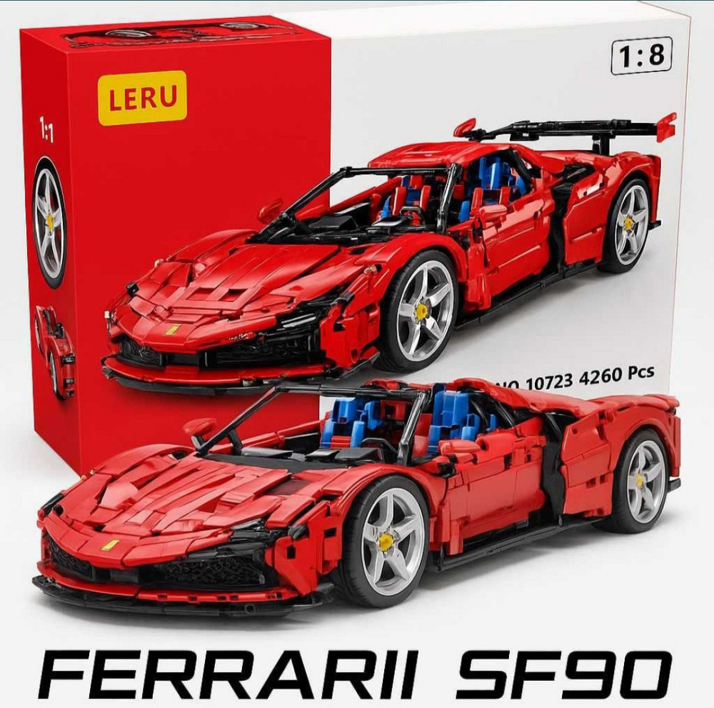 Конструктор Technic Ferrari SF90, 1:8, 4260 деталей | Подарункова коробка Київ - фото 1
