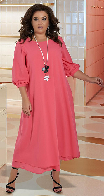 Нарядное шифоновое платье большого размера Киев - изображение 1