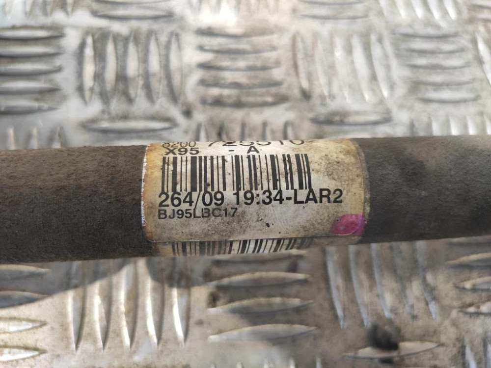 Піввісь ліва Renault Megane III 1.6 dci 1.9 dCi 2008-2015 (8200725510) Ковель - изображение 3