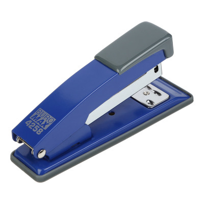 Степлер Buromax металлический, JOBMAX, 20 листов, (скобы №24;26), 112 х 44 х 34 мм, синий (BM.4258-02) Винница - изображение 2