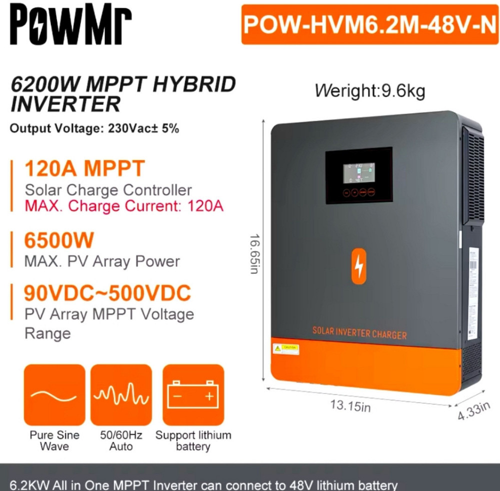 Инвертор гибридный PowMr EaSun все модели. Харьков - изображение 7