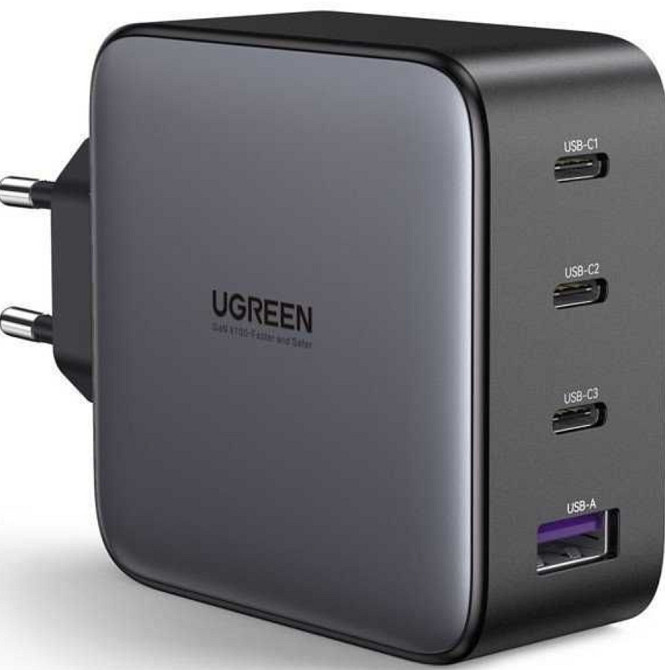Мережеве заряджання: UGREEN CD226 GaN Fast Charger 100W EU Київ - фото 1