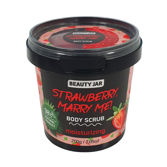 Скраб для тіла Полуниця Marry Me Beauty Jar 200 г Вінниця
