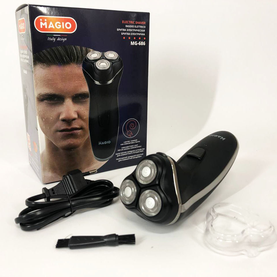 Электрическая бритва джемей аккумуляторная MAGIO, Портативная мужская профессиональная бритва AR-81 Львов - изображение 2