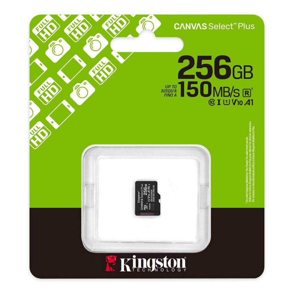 Картка пам'яті MicroSDXC 256 GB UHS-I Class 10 Kingston Canvas Select Plus R150MB/s + SD-адаптер (SDCS3/256GB) ( 13874 ) Харків - фото 3