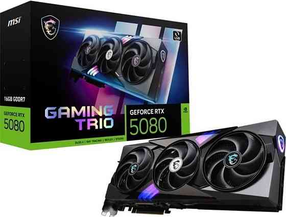 MSI GeForce RTX 5080 16G GAMING TRIO OC (912-V531-005) Киев