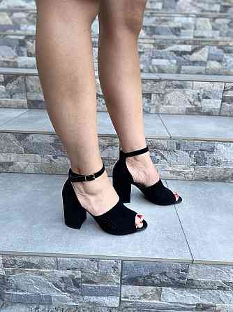 Stepter Босоніжки жіночі STEPTER 6420 чорні (літо, замша натуральна) (3788) Коломыя