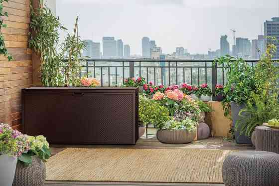 Ящик для зберігання Keter Emily Box 270 л, коричневий Київ