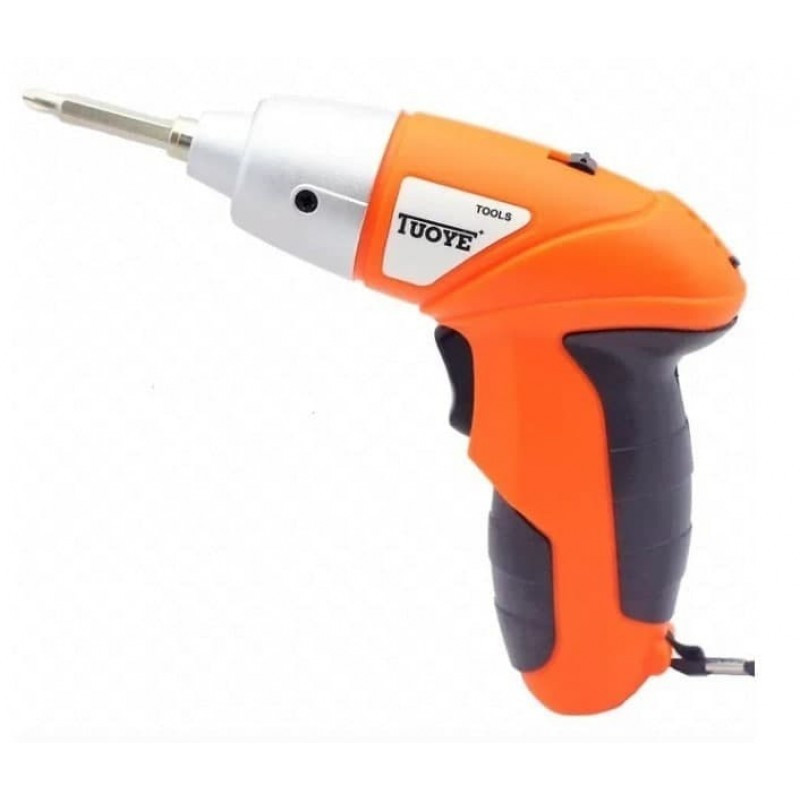 Акумуляторна Викрутка-шуруповерт електрична з ліхтариком та індикатором заряду батареї TUOYE 7163 Одеса - фото 3