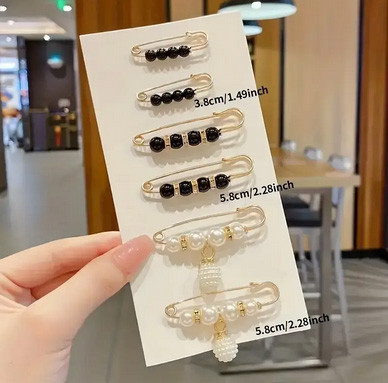 Брошки шпильки жіноча набір 6 шт Київ - фото 3