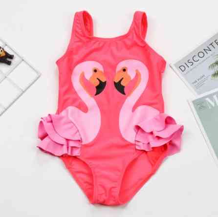 Купальник дівчинці суцільний з Фламінго 5-6 років рожевий Київ