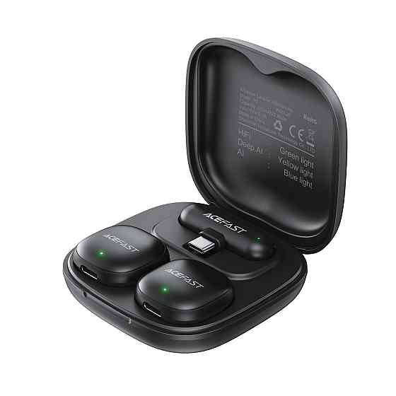 Беспроводная микрофонная система ACEFAST R1 dual-mic (Type-C) Black Одесса