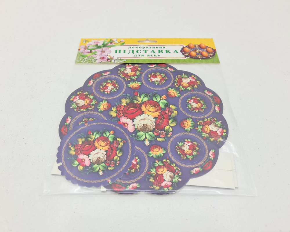 Декоративна підставка для яєць No6 "Світло" (6 яєць) тарілка (1 шт.) Харків - фото 4