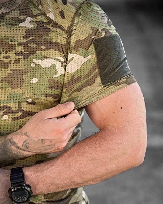 Тактическая потоотводящая футболка samuray Cooltuch MTK ВТ1159 Одесса - изображение 15