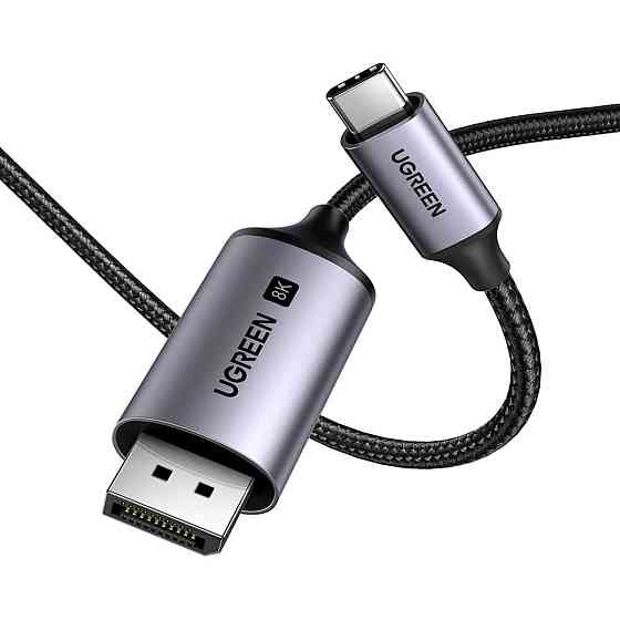 Кабель UGREEN CM556 USB-C to DisplayPort 8K Cable 1m(UGR-25157) (UGR-25157) Киев