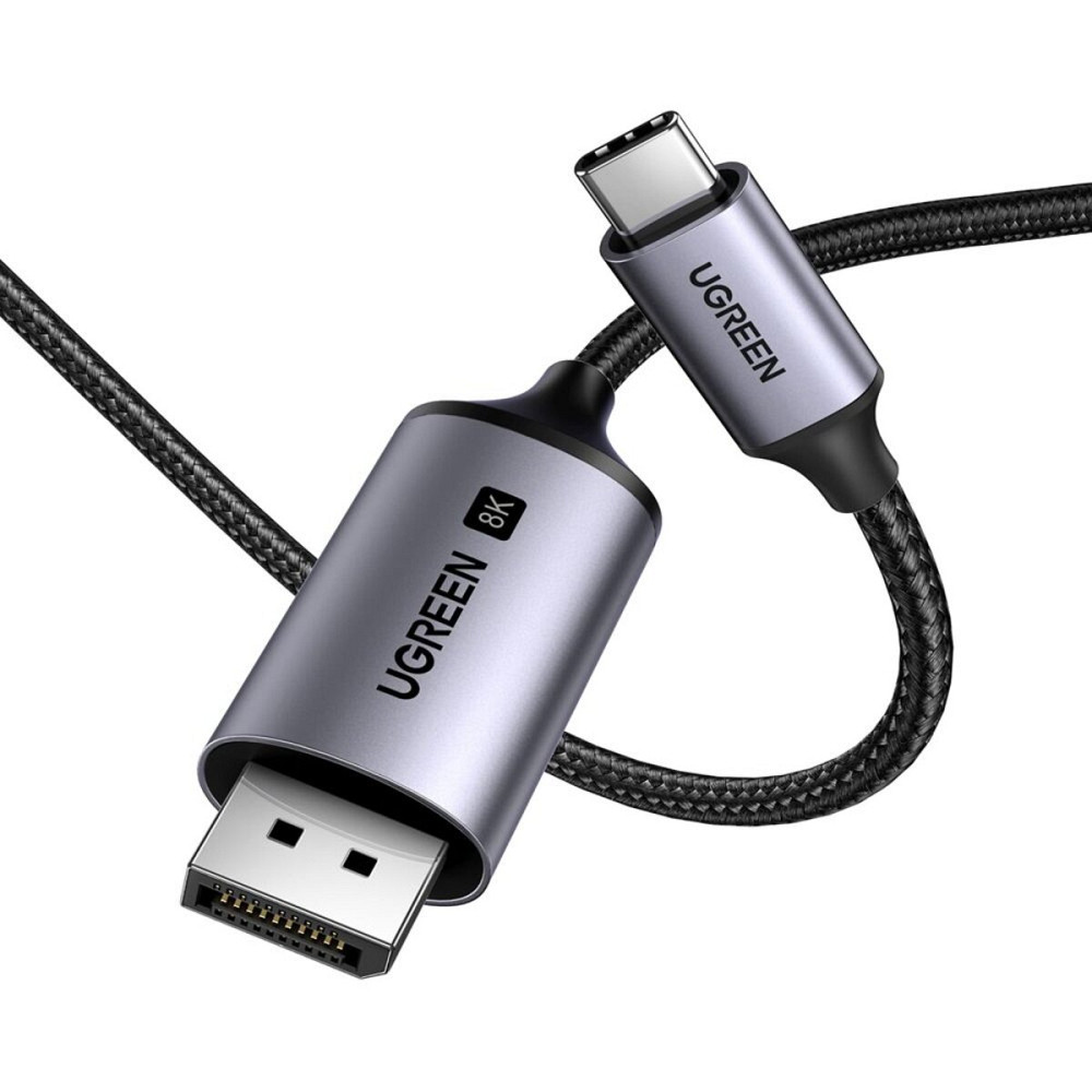 Кабель UGREEN CM556 USB-C to DisplayPort 8K Cable 1m(UGR-25157) (UGR-25157) Киев - изображение 2