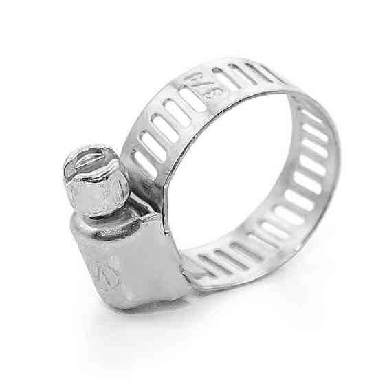 Хомут сталевий оцинкований, 8 мм, Ø - 13-23 мм INTERTOOL TC-0013 Київ