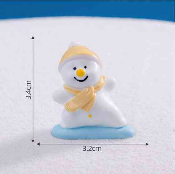 Новогодняя фигурка Снеговик для декора, флорариума, мини-сада, творчества, микроландшафта, песочного стола Одесса